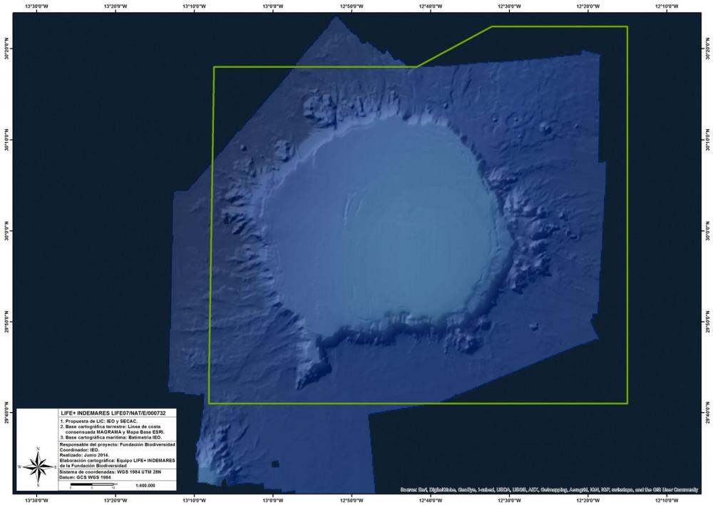 Mapa del Banco de la Concepción