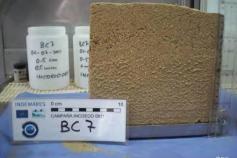 Draga Mega Box Corer: muestra resultante ©IEO