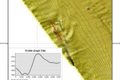 Conjunto de relieves someros con morfología de volcán de fango, situados en el talud superior en las inmediaciones de la zona de surcos y canales. Son zonas que tienen grandes posibilidades de acoger un hábitat 1180 © IEO
